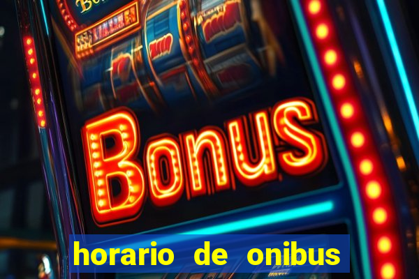 horario de onibus santos dumont x juiz de fora