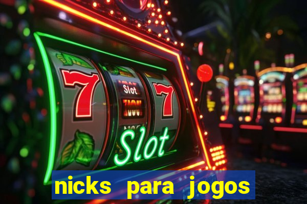 nicks para jogos de tiro