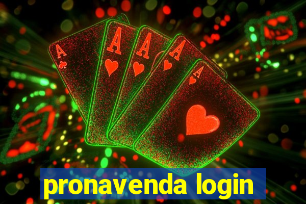 pronavenda login