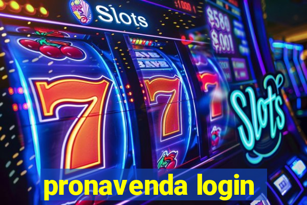 pronavenda login