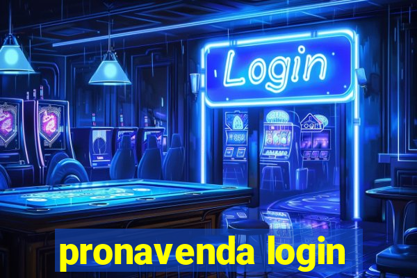 pronavenda login