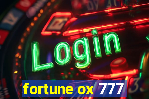 fortune ox 777