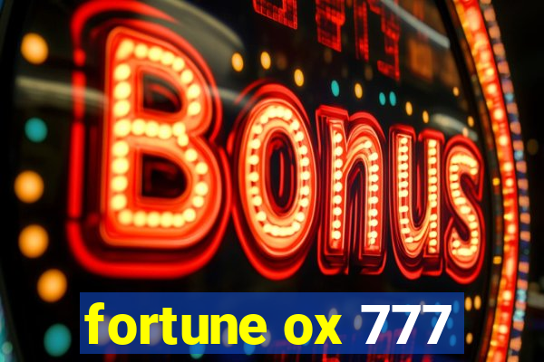 fortune ox 777