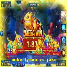 mike tyson vs jake paul assistir online