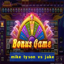 mike tyson vs jake paul assistir online