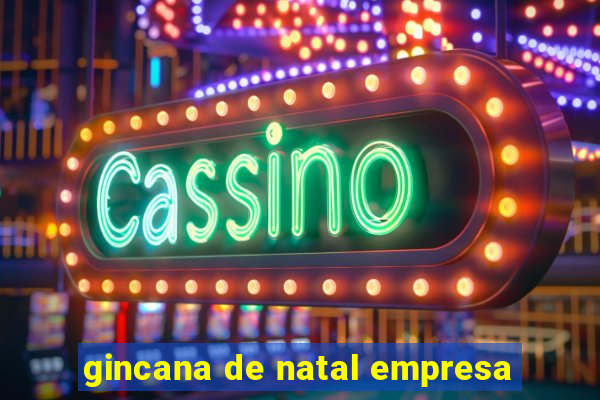 gincana de natal empresa