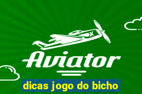 dicas jogo do bicho