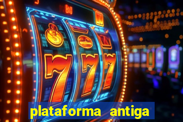 plataforma antiga de jogos