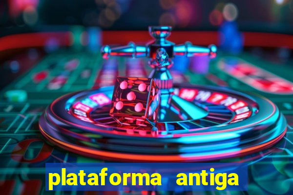 plataforma antiga de jogos