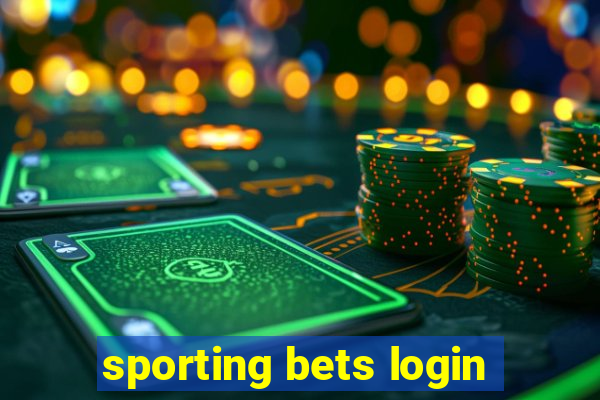 sporting bets login