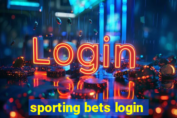 sporting bets login