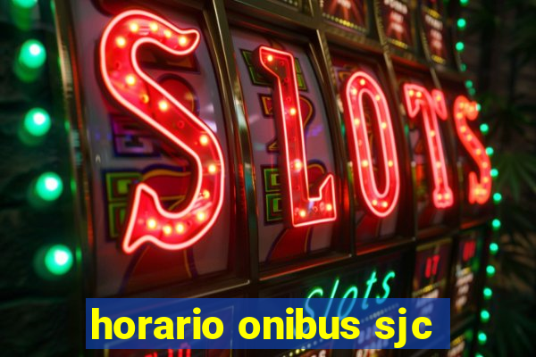 horario onibus sjc