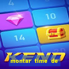 montar time de futebol site