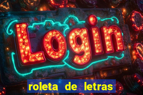 roleta de letras stop online