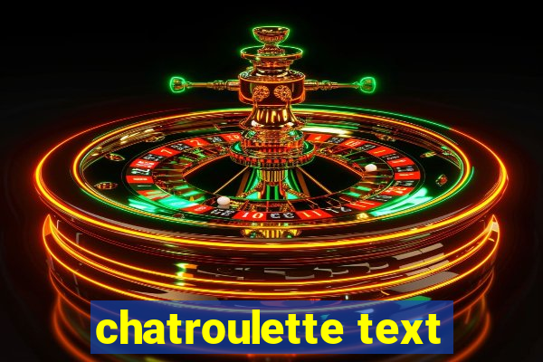 chatroulette text