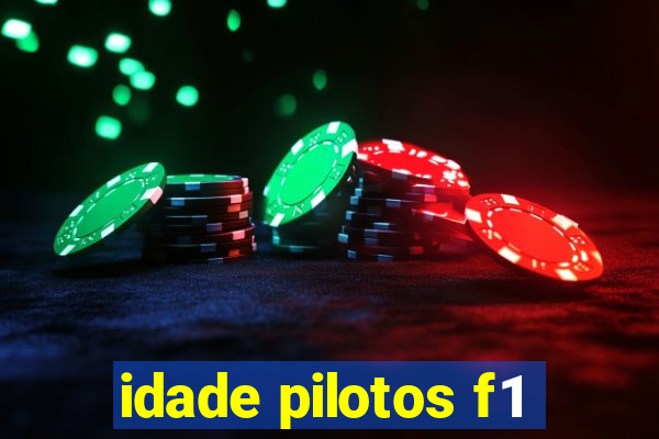 idade pilotos f1