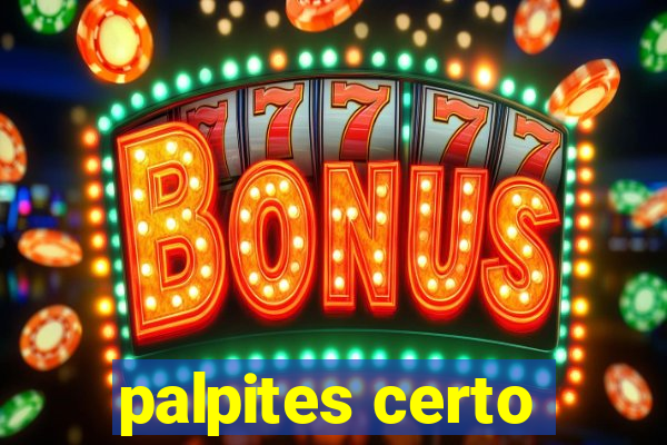 palpites certo