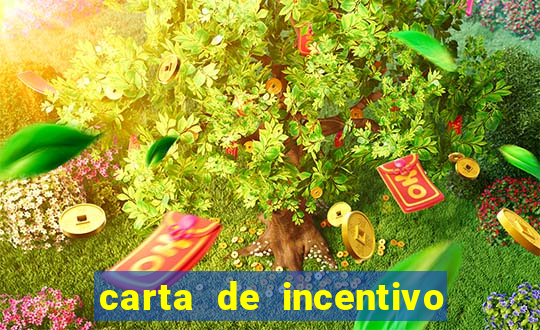 carta de incentivo para alunos