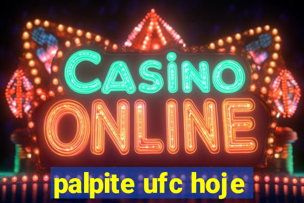 palpite ufc hoje