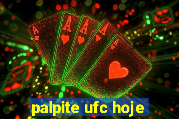 palpite ufc hoje