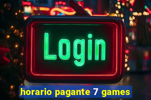 horario pagante 7 games