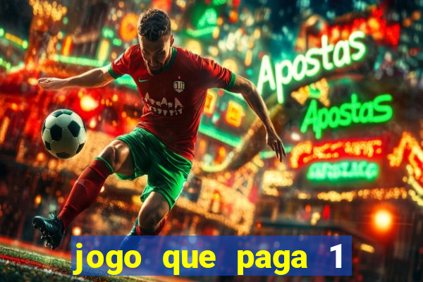 jogo que paga 1 real no pix