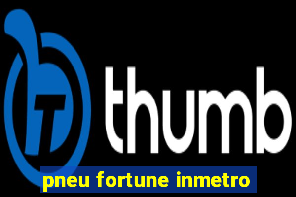 pneu fortune inmetro