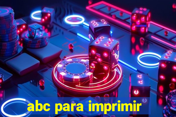 abc para imprimir