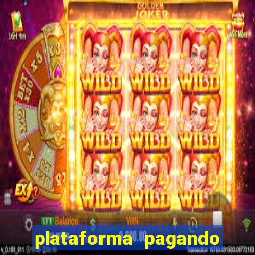 plataforma pagando no cadastro slots