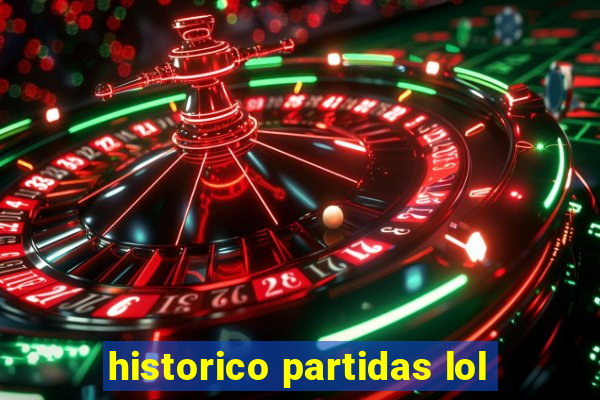 historico partidas lol