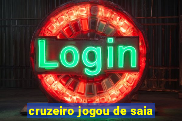 cruzeiro jogou de saia