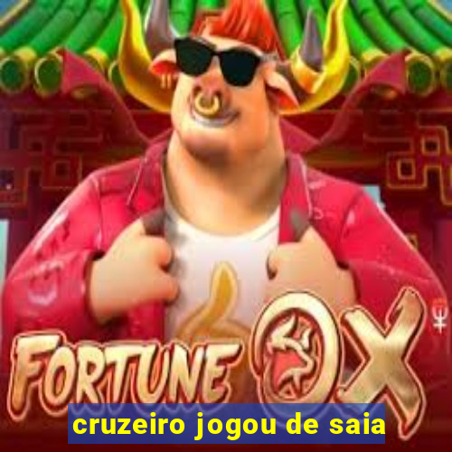 cruzeiro jogou de saia