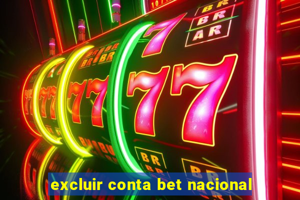 excluir conta bet nacional