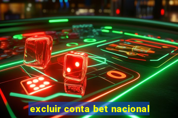 excluir conta bet nacional