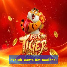 excluir conta bet nacional