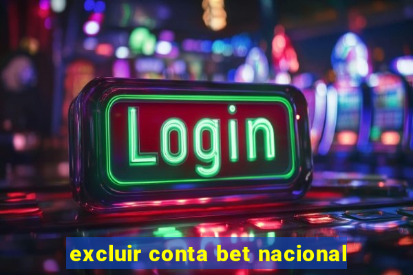 excluir conta bet nacional