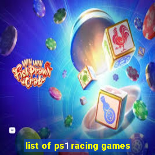 list of ps1 racing games