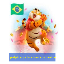 palpite palmeiras x cruzeiro