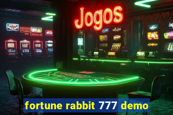 fortune rabbit 777 demo