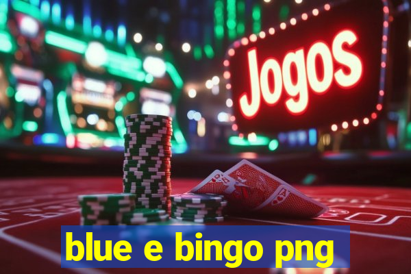 blue e bingo png