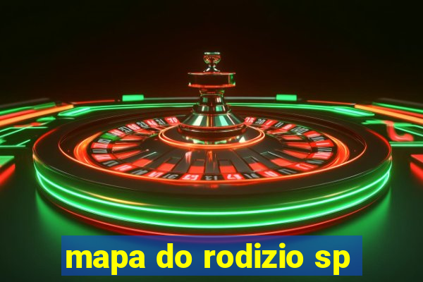 mapa do rodizio sp