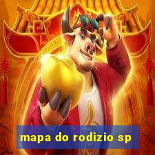 mapa do rodizio sp