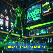 mapa israel palestina