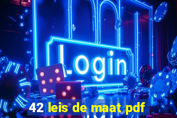 42 leis de maat pdf