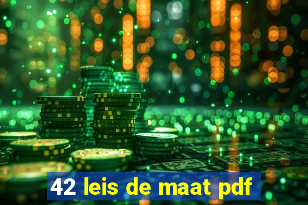 42 leis de maat pdf