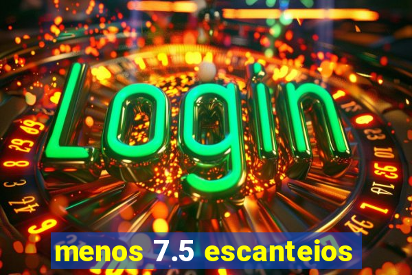 menos 7.5 escanteios