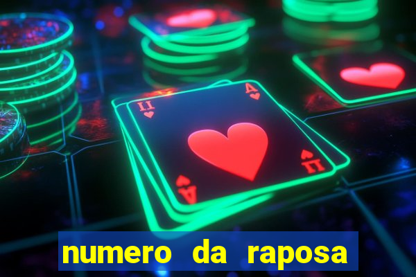 numero da raposa jogo do bicho