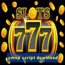 cmsp script download