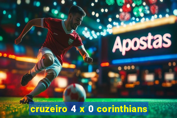 cruzeiro 4 x 0 corinthians