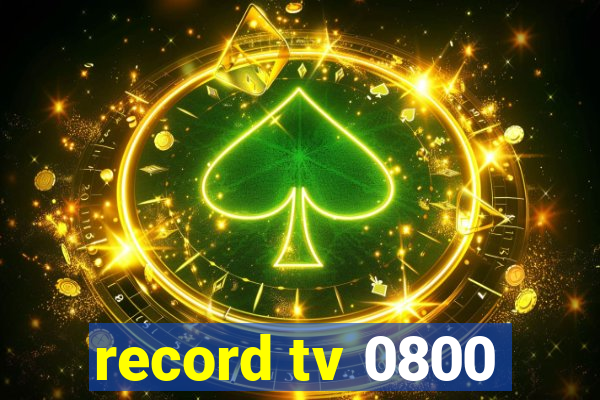 record tv 0800